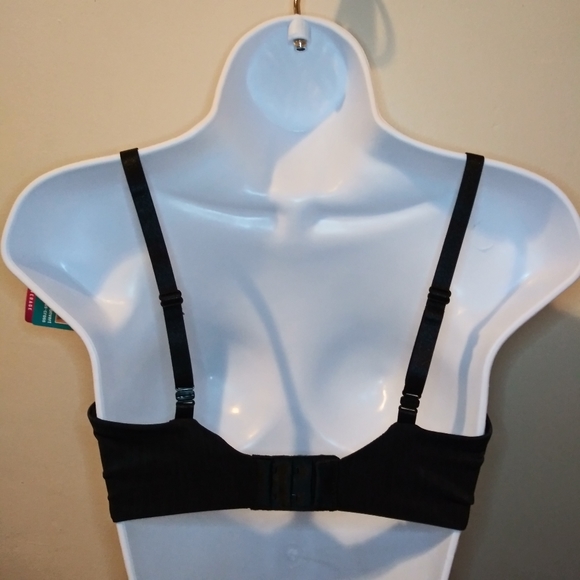 Vanity Fair Black Illumination Stretch Cup/Convertible Strap Bra Style #75337 - Picture 6 of 9